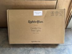 Lights 4 Fun Candle Clip Tree Lights. RRP £19.99 Grade U