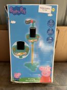 Peppa Pig Molded Microphone Stand. RRP £14.99 Grade U