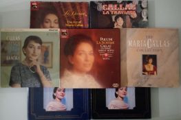 7 x Maria Callas vinyl box sets & records.