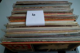 A collection of approx 73 vinyl records