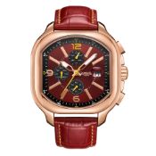 Ltd Edition Hand Assembled GAMAGES Strato Automatic Red. 5 Year Warranty & Free Delivery
