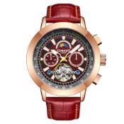 Ltd Edition Hand Assembled GAMAGES Oscillator Automatic Red. 5 Year Warranty & Free Delivery
