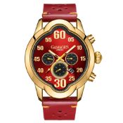 Ltd Edition Hand Assembled GAMAGES Oval Exhibition Automatic Red. 5 Year Warranty & Free Delivery