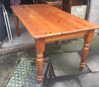 Large dining table