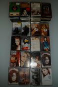 A collection of 40 x music cassette tapes. All in nice condition.