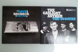 Dave Brubeck & The Gaslight Anthem vinyl records.