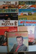 15 x Jim Reeves vinyl records.