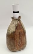 Vintage Studio Pottery Lamp Base Signed Jane Baxandall
