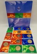 Collectable Coins Sydney Olympics 2000 $5 Coins and Folder