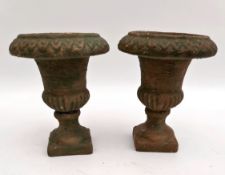 Vintage 2 x Terracotta Urns Each Measures 5 inches tall