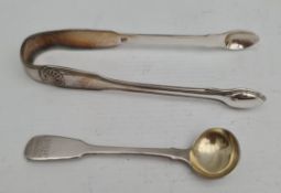 Sterling Silver 2 x Georgian Items. Sugar Nips