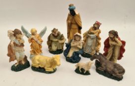 Vintage Christmas Nativity Figures Some A/F