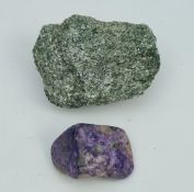 Collectable Minerals Fuchsite Mica &. Charoite Polished