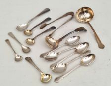 Antique Parcel of EPNS Flatware. Includes spoons & servers