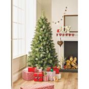 (R3) Trader’s Lot – Pallet Of Approx 12x Mixed Christmas Trees. To Include: 7ft Pre Lit Snowy Tree.