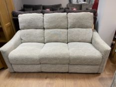 Brand New Boxed Seattle Electric Reclining 3 Seater Sofa