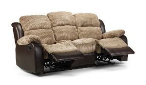 Brand New Boxed 3 Seater Plus 2 Seater California In Brown/Mocha