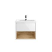 ZZ-ULT-PMP184 - Hudson Reed 600mm WH 1 Drawer Basin Unit, White. ...