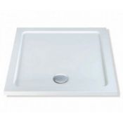 ZZ-MX-X3A - MX Silhouette 800 x 800 Ultra Low Profile Shower Tray. ...