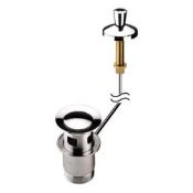 ZZ-BRI-W-BASIN13-C - Bristan Round Pop Up Basin Waste - Slotted - Chrome. ...