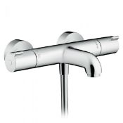 ZZ-HAN-13201000 - Hansgrohe Ecostat Thermostatic Exposed Bath Shower Mixer Tap - Chrome. ...