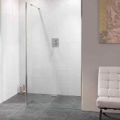 ZZ-LAK-LK812-40S - Lakes Coastline side Panel - 2000mm x 400mm - 8mm Glass. ...