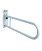 ZZ-CRO-AP502822 - Crosswater Wall Mounted Fold Away Hand Rail - White. ...