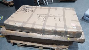 (2GJ) 6x Mixed Table Top Items (No Legs In Lot). 1x Milly 6 Seater Dining Table. 2x Illona Dining T
