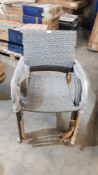 (5D) 6x Bambrick Stacking Chair. (All Units Appear As New).