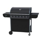 Texas Nimbus 6 Burner Gas BBQ. (H107.5x W140x D58.5cm)