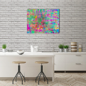 Signed original abstract painting - Lobe