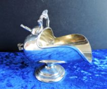 Vintage Silver Plate Sugar Scuttle & Scoop