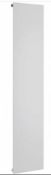 RRP £369. Strand vertical wall-mounted radiator with flat-panelled rail. Manufactured from mild ste