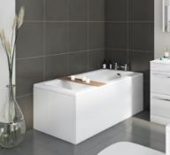 RRP £225. Orchard square edge single ended straight bath 1700 x 700. Appears New, Unused & No Damag