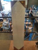 340 x 1500mm Gloss White Worktop. Appears New Unused