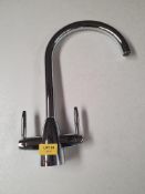 Modern Swan Neck Kitchen Mixer Tap.