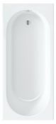 RRP £225. Richmond round edge straight shower bath. 1600 x 700mm. Appears New unused in Packaging