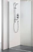 RRP £379. 700mm x 1950mm 8mm Wet Room Glass Walk in Panel. Framless. Appears New, Unused & No Damag