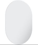 Bevel Edged Oval Mirror. 700 x 500mm. Appears New Unused