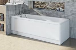 RRP £199. Orchard single ended steel bath. Product code: VPSTB15N. With Leg Set. Appeares New unuse