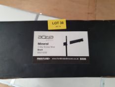 Frontline Matt Black Mineral 3-Way Shower Valve and Finished in Matt Black Made from solid brass
