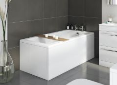 Mixed pallet: 1 x 1700 x 700 Single Ended Bath. 1 x 700 x 400mm Gloss Grey Vanity Storage Unit. 1 x