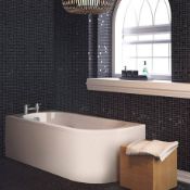 1700 x 700mm ÔJÕ Single Ended Bath With Dedicated Front Bath Panel. Appear New Unused In Factory Wr