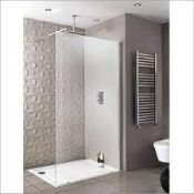 Playtime Walk In Shower Side Screen. 33cm. 8Mm Thick