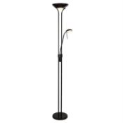 (6O) 5x Floor Standing Lamp. To Inc 3x Parent & Child Black & 1x Estelle 3 Lamp Silver.