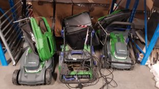 (5B) 3x Mixed Powerbase Lawnmower Items.