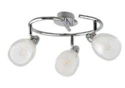 (10J) 9x Lighting Items. 1x Brunswick Integrated LED 5 Cluster Light. 1x Light Boutique Conrad Tabl