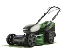 (6C) RRP £349. Powerbase 46cm 40V Self Propelled Cordless Lawn Mower.
