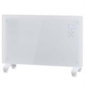 (11B) Lot RRP £154.99. 3x Arlec Heating Items. 1x White Glass Panel Heater 2200W. 1x Ceramic Tower