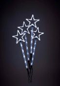 (9F) 13x Items. 1x Christmas Wonderland LED Spiral Rope Tree Outdoor. 1x Star Chasing LED Stakes 4